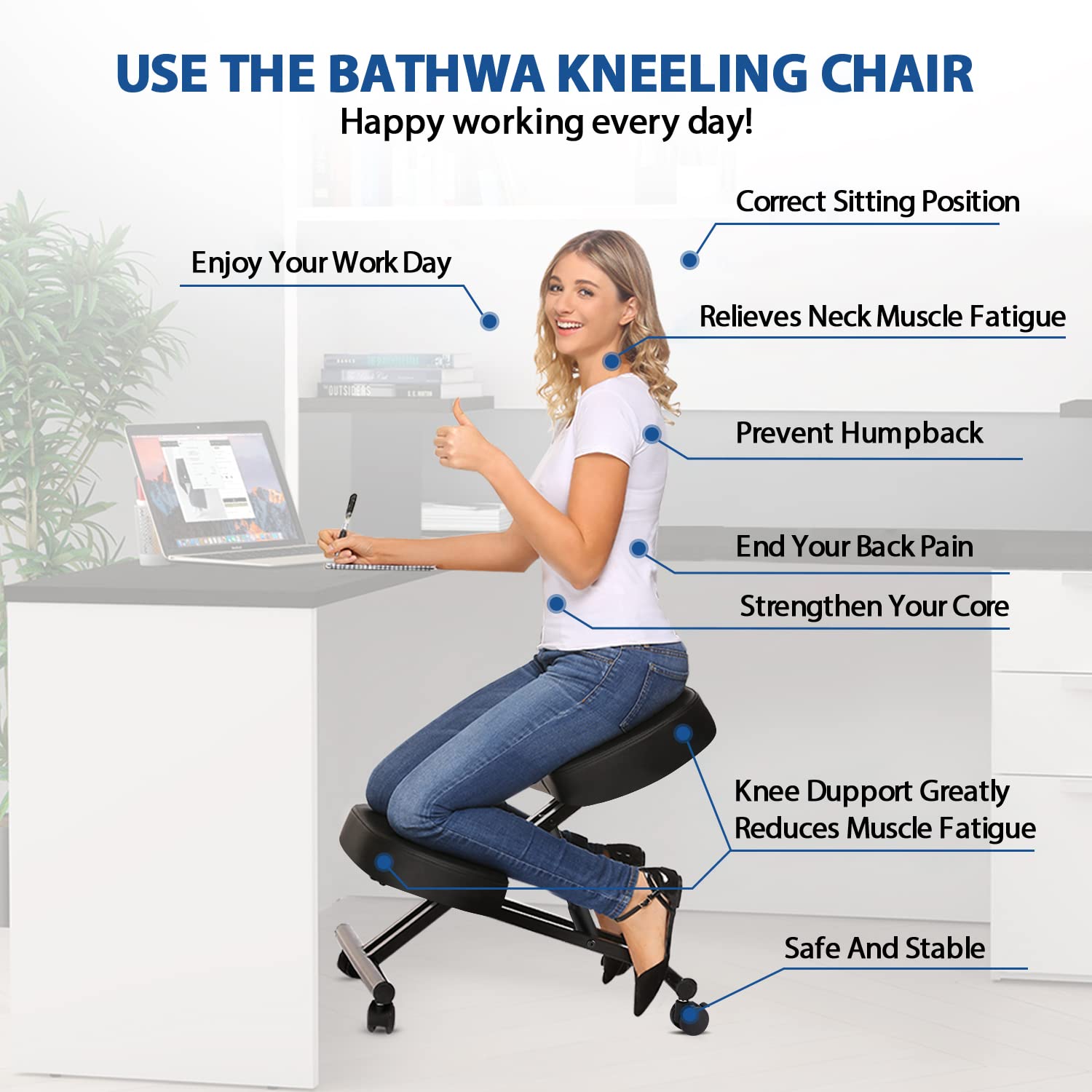 Kneeling Chair Ergonomic for O - Home Improvement In Usa ulasan dan harga