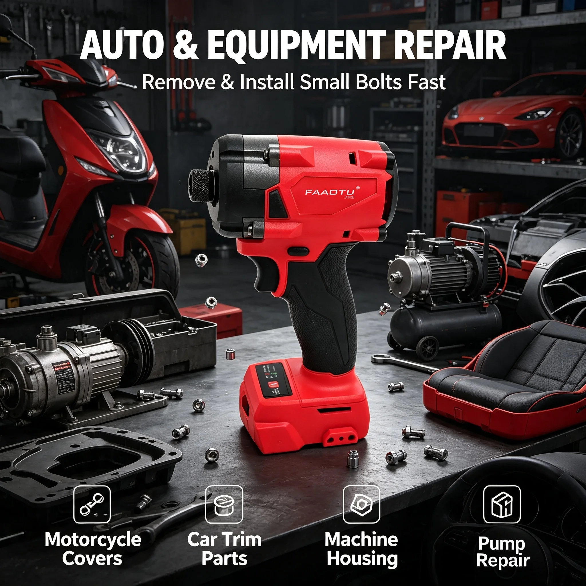 FAAOTU 18V Cordless Electric S - Home Improvement In Usa ulasan dan harga